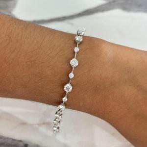 Pulseira 5.0Mm E 3.0Mm GLAM - 17CM (VD)