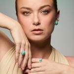 Anel Íris Turquesa Glam