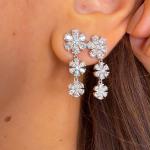 BRINCO PENDENTE TRIO FLOR